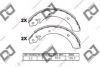 DJ PARTS BS1136 Brake Shoe Set